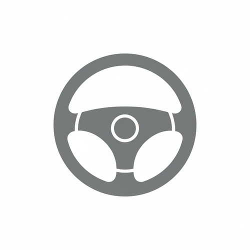 driving icon gray
